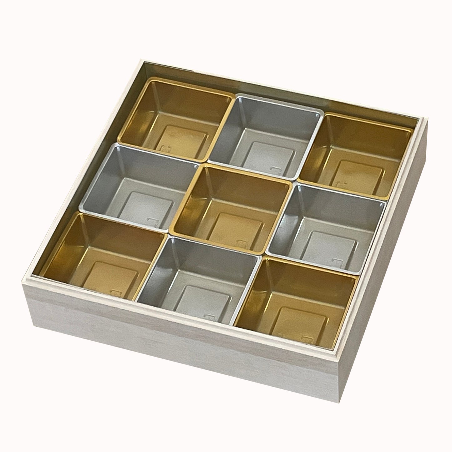 8-9カップ 金（８寸９区分、5.5寸４区分、鍋島8ｰ6用　※バラと100個入を選べます）